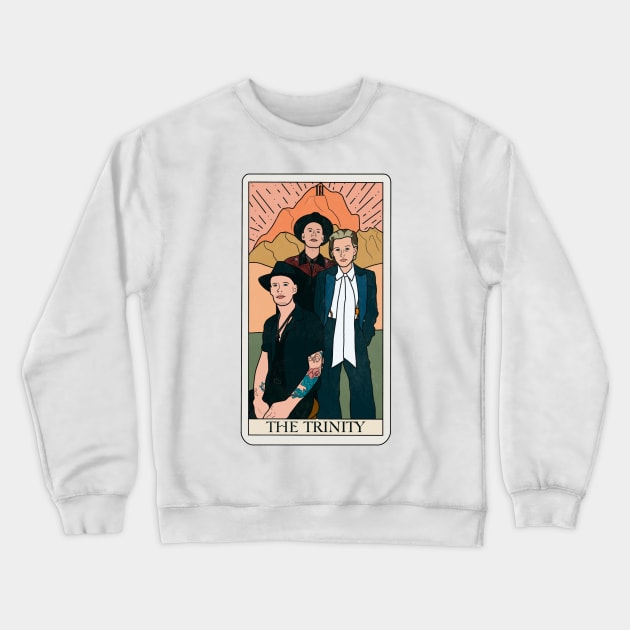 The Trinity Brandi Tarot Card Crewneck Sweatshirt by CMORRISON12345